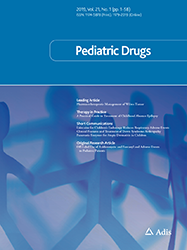 Pediatric Drugs journal cover
