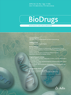 Bio Drugs journal cover