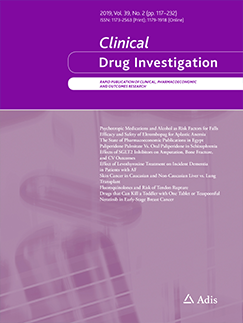 Clinical Drug Investigation journal cover