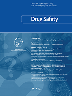 Drug Safety journal cover