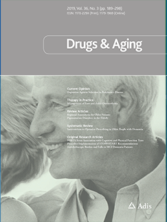 Drugs & Aging journal cover