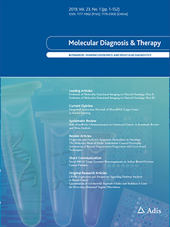 Molecular Diagnosis & Therapy journal cover Molecular Diagnosis & Therapy journal cover