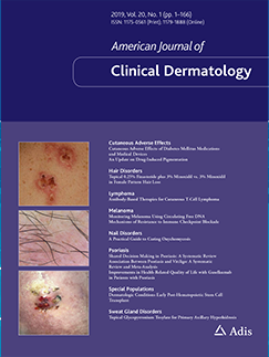 American Journal of Clinical Dermatology journal cover