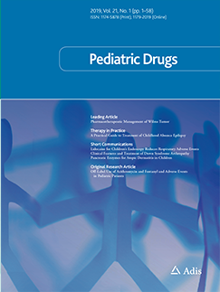 Pediatric Drugs journal cover