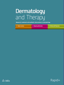 Dermatology and Therapy journal cover